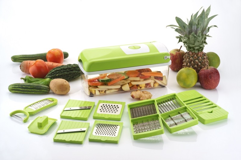 Bluewhale New 12 In 1 Nicer Dicer Vegetable & Fruit Grater & Slicer(12 In 1 Chopper)