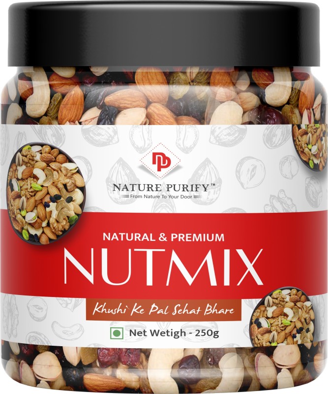 Nature Purify Premium Mixed Dry Fruits Healthy Dried Nutmix(250 G)