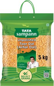 Tata Sampann Toor/Arhar Dal (Split)(5 Kg)