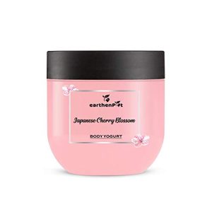 Earthenpot Japanese Cherry Blossom Body Yogurt For Soft And Supple Skin Cream With Rich Ingredients, 200 G