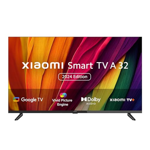 Xiaomi Smart Tv A 80 Cm (32) Hd Ready Smart Google Led Tv L32Ma-Ain (Black)