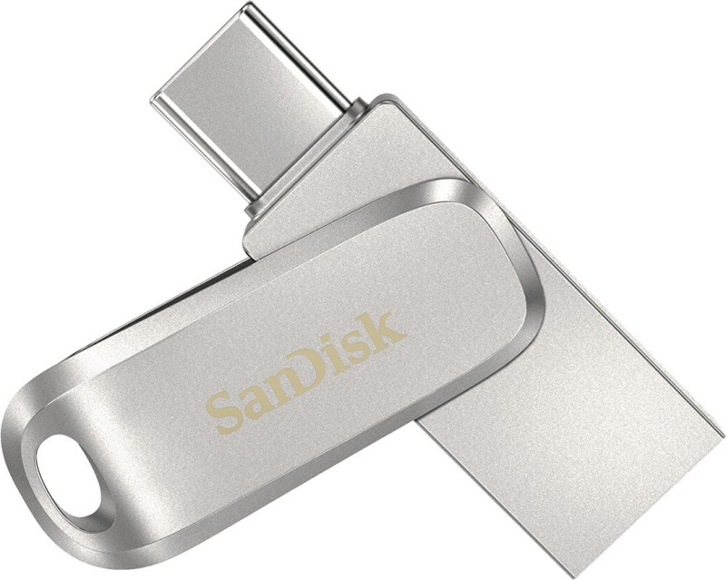 Sandisk Sdddc4-128G-I35 128 Gb Otg Drive(Silver, Type A To Type C)