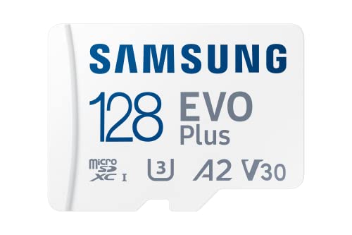 Samsung Evo Plus 128Gb Micro Sdxc W/Sd Adaptor, Up-To 160Mb/S, Expanded Storage For Gaming Devices, Android Tablets And Smart Phones, Memory Card, Mb-Mc128Sa/In