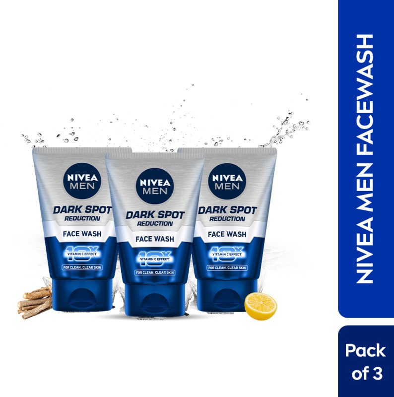 Nivea Men Dark Spot Reduction With 10X Vitamin C Face Wash(300 G)