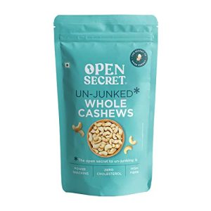 Open Secret Premium Cashew | 450G | Whole Cashew Nuts, Dry Fruits, Kaju, Cashew 450Gm, Healthy Snacks, Cashews, Diwali Gifts, Nutritious & Delicious, Healthy Dry Fruits, Gluten Free (Pack Of 1)