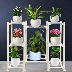 Trustbasket Magnus Planter Stand (White) -Plant Stand Flower Pot Holder/Multipurpose Planter Stand Indoor/Outdoor Use