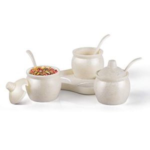 Milton Melamine Mukhwaas Set Of 10, Terroso Ivory