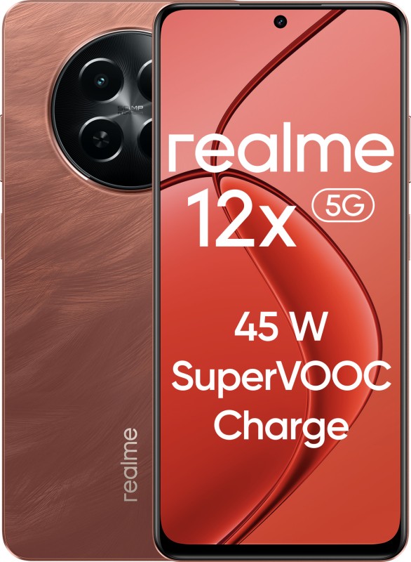 Realme 12X 5G (Coral Red, 128 Gb)(6 Gb Ram)