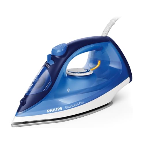 Philips Steam Iron Gc2145/20 – 2200-Watt, From Worlds No.1 Ironing Brand*, Scratch Resistant Ceramic Soleplate, Steam Rate Of Up To 30 G/Min, 110 G Steam Boost, Drip Stop Technology