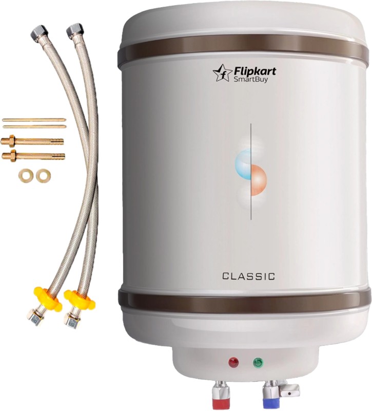 Flipkart Smartbuy 25 L Storage Water Geyser Bee 4 Star Rated With Free Installation Pipes And Kit (Classic – 25L, Ivory)