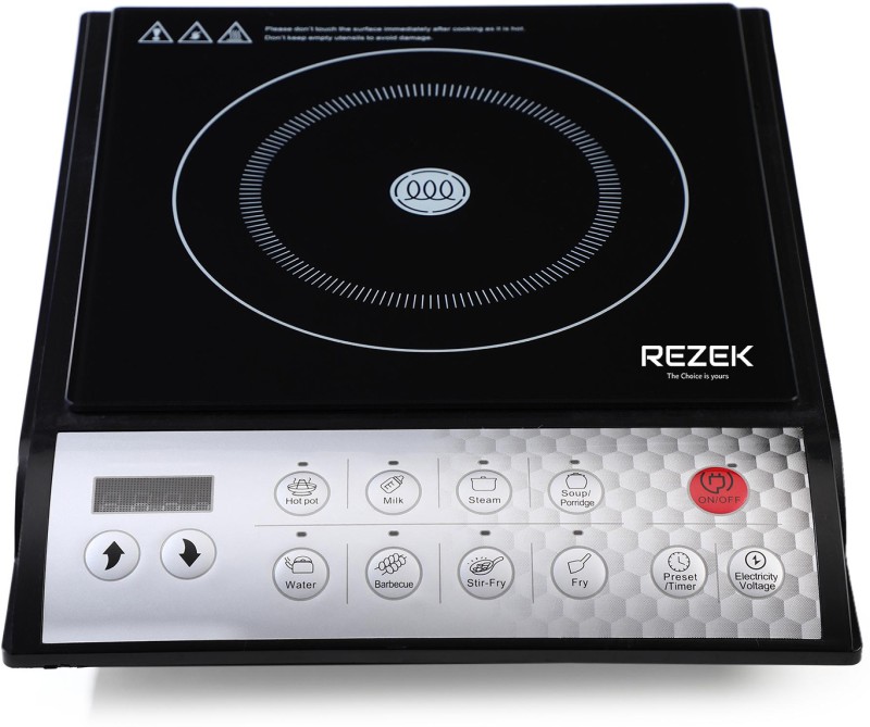 Rezek 2000 W Induction Cooktop Push Button(Black, 3C-Mi)