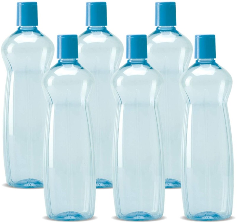 Milton Pacific Set Of 12 Blue 1000 Ml Bottle(Pack Of 12, Blue, Pet)