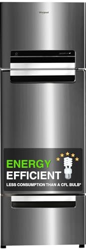 Whirlpool 300 L Frost-Free Triple-Door Refrigerator (Fp 343D Protton Roy, Steel Onyx, Double Door Refrigerator Space)