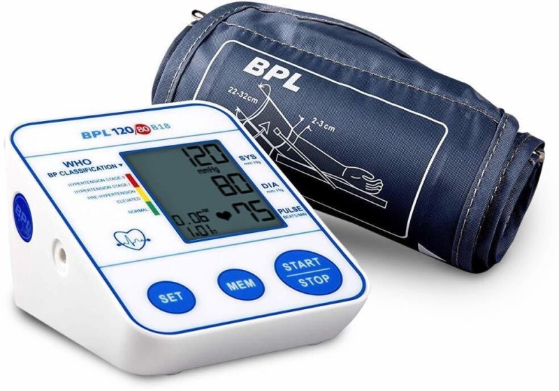 Bpl Medical Technologies 120/80 B18 Bpl 120/80 B18 Blood Pressure Monitor Bp Monitor(White)