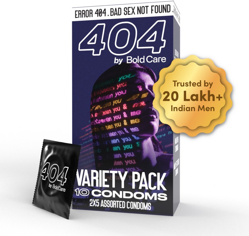 Bold Care 404 Variety Pack Condom(10 Sheets)