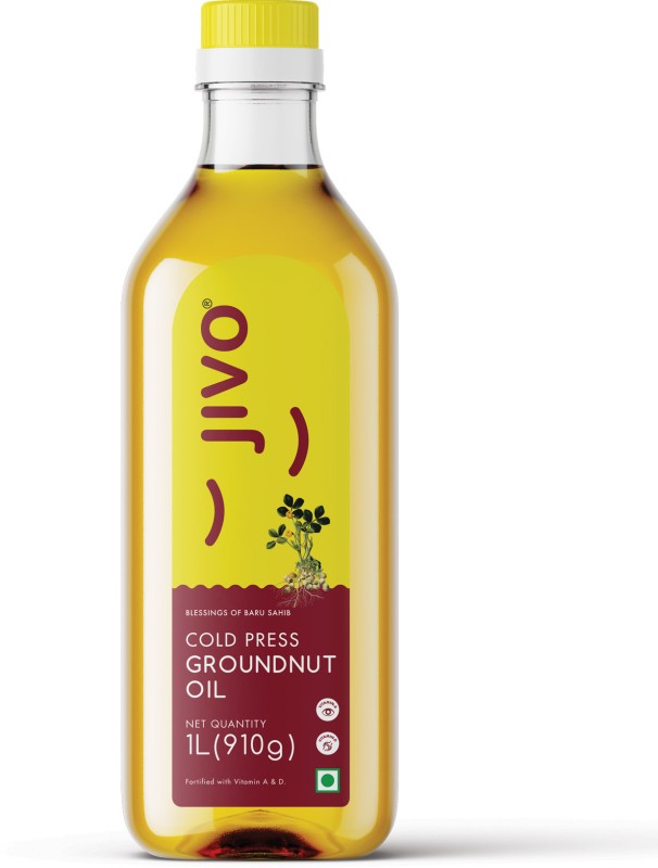 Jivo Cold Press Cooking Groundnut Oil Pet Bottle(1 L)