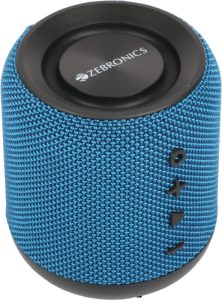 Zebronics Zeb-Music Bomb 10 W Bluetooth Speaker(Blue, Stereo Channel)