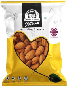 Wonderland Foods Australian Almonds Kernel 1Kg | Premium Badam Giri | 100% Natural Almonds(1 Kg)