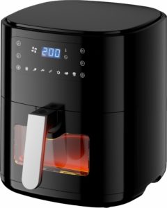 Tanron Digital Touch Panel Uses 80% Less Oil 1500W, Express Crisp Air Flow Technology Air Fryer(6 L)