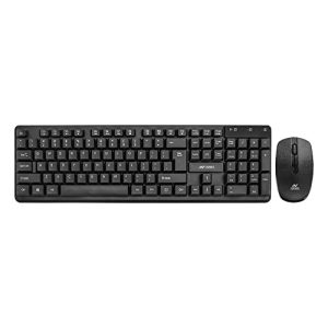 Ant Esports Mkwm2023 Wireless Gaming Keyboard & Mouse Combo With Stylish 104 Membrane Keys And 3D Button Mouse With 1000 Dpi Optical Sensor – Black