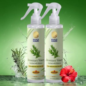 Khadi Mauri Herbal Rosemary Water Spray For Anti Dandruff, Damage Repair & Anti Hairfall(100 Ml)