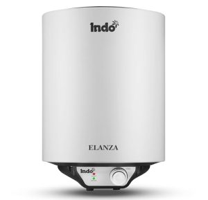 Indo Elanza 15 L Storage Water Heater (Geyser) with Polymer Coating | 2000 Watts | 2 Years Product Warranty & 5 Years Warranty on Tank (Grey)