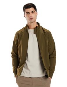 Amazon Brand – Symbol Men’s Windcheater Jacket (Aw20-Lw-Sy-02_Olive_L)