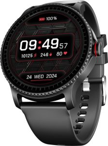 Boat Lunar Discovery W/ Turn By Turn Navigation, 3.53 Cm Hd Display & Bt Calling Smartwatch(Active Black Strap, Free Size)