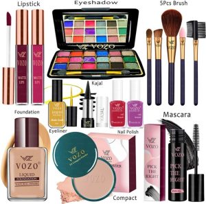 Vozo Makeup Kit Sets One-Stop Beauty Package For Beginners And Professionals St-300(Pack Of 15)