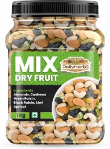 Dailyherbs Premium Healthy Nutmix | Mixed Dryfruits Assorted Nuts(1 Kg)