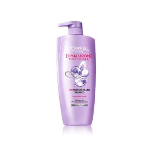 L’Oreal Paris Hyaluron Moisture 72Hr Moisture Filling Shampoo Powered By Hyaluronic Acid, For Frizz-Free, Hydrated And Bouncy Hair Full Of Life | 650 Ml