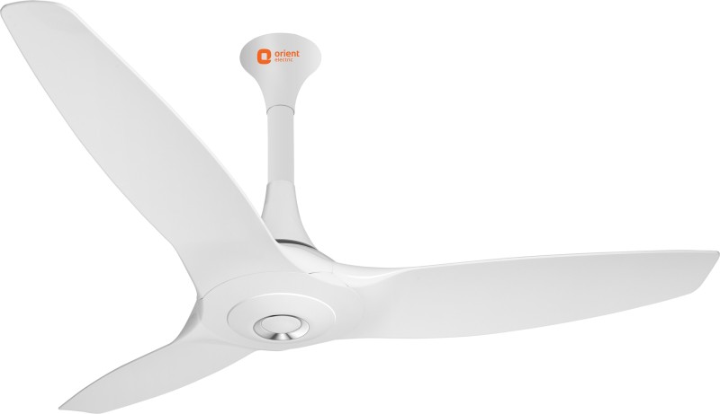 Orient Electric Aeroquiet 1230 Mm 3 Blade Ceiling Fan(Anti Dust | White | Pack Of 1)