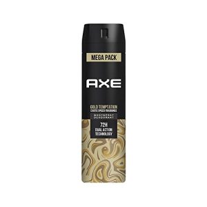 Axe Gold Temptation Long Lasting Deodorant Bodyspray For Men, 215Ml