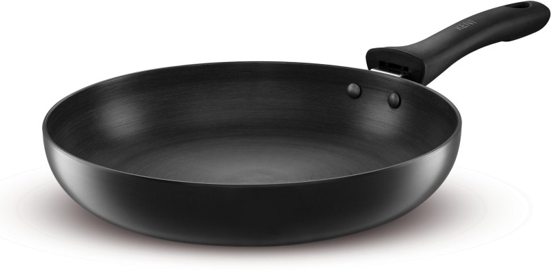 Kent Hard Anodised Fry Pan 22 Cm Diameter 1.4 L Capacity(Hard Anodised, Induction Bottom)