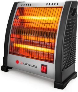 Longway Blaze 2 Rod 800 Watt With Isi Approved Halogen Room Heater