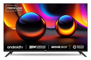 Vw 80 Cm (32 Inches) Frameless Series Hd Ready Android Smart Led Tv Vw32S (Black)