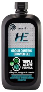 He Odour Control 200Ml Shower Gel |Body Wash For Face, Body & Hair| With Eucalyptus Oil, Lemongrass Oil , Refreshing Menthol | Long Lasting Fragrance | Removes Odour Causing Bacteria, Instantly Cools, Refreshes, Energizes I Paraben Free I For All Skin & Hair Types