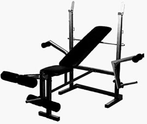 Produman Hub Home Gym Bench Heavy Duty Bench Fitness Flat Weight Bench- 200 Kg Capacity Utility Exercise Bench For Weight Strength Training, Sit Up Abs Home Gym Bench For Full Body Workout Of Home Gym Bench