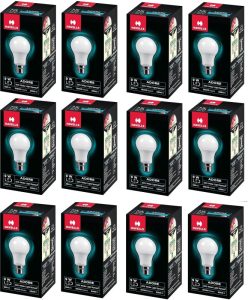 Havells 9 W Round B22 Led Bulb(White, Pack Of 12)