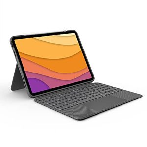 Logitech Combo Touch Ipad Pro 12.9-Inch (5Th, 6Th Gen – 2021, 2022) Keyboard Case – Detachable Backlit Keyboard With Kickstand, Click-Anywhere Trackpad, Smart Connector-Qwerty Uk English Layout – Grey