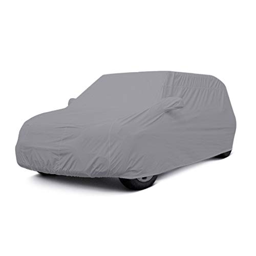 Arnv Mirror Pocket, Fabric Car Body Cover For Harrier (Grey)