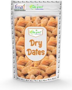 Go Grass | Kharaak Khajur | Dry Dates | Exceptional Taste And Soft Texture, No Sugar | Dates(1 Kg)