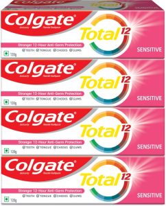 Colgate Total Sensitive Anti-Germ Protection Toothpaste(480 G, Pack Of 4)