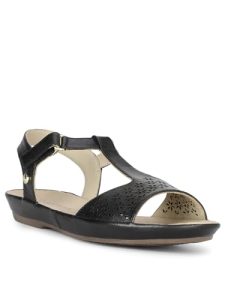 Hush Puppies New Canna Sandal Womens Casual Sandal In Black (8 Uk)