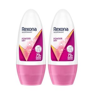 Rexona Powder Dry Underarm Floral Roll On Deodorant For Women|| 50 Ml+Rexona Powder Dry Underarm Roll On Deodorant For Women|| 50 Ml