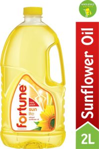 Fortune Sunlite Refined Sunflower Oil Plastic Bottle(2 L)