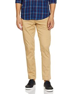 Newport Regular Men Mid Rise Solid Casual Trousers (Npmcctr20147K05_Brown_30)