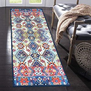 Status Contract Rugs For Living Room |(22″X55″) 3D Printed Carpet For Living Room Deco|Anti Skid Backing Home Essentials|Aesthetic Vintage Decor Carpet Bedroom|Boho Rugs For Living Room (Multicolour)