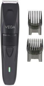 Vega Power-Lite Beard Trimmer For Men, Vhth-38 Trimmer 90 Min  Runtime 40 Length Settings(Black)