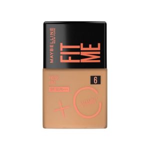 Maybelline New York Liquid Foundation, Lightweight Skin Tint With Spf 50 & Vitamin C, Natural Coverage, For Daily Use, Fit Me Fresh Tint, Shade 06, 30Ml